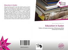 Bookcover of Education in Sudan