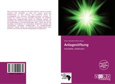 Portada del libro de Anlagestiftung