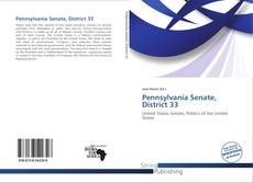 Bookcover of Pennsylvania Senate, District 33