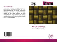 Buchcover von Anlassverfahren