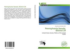 Bookcover of Pennsylvania Senate, District 29