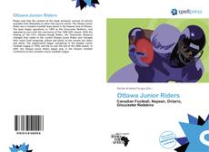 Bookcover of Ottawa Junior Riders