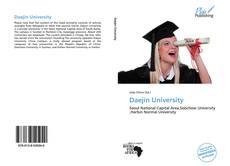 Daejin University kitap kapağı