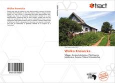 Portada del libro de Wólka Krowicka