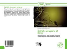 Buchcover von Catholic University of Korea