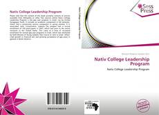 Bookcover of Nativ College Leadership Program