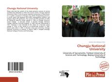 Capa do livro de Chungju National University 