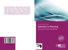 Portada del libro de Selection in Planning