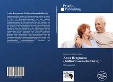 Bookcover of Anna Bergmann (Kulturwissenschaftlerin)