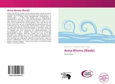 Buchcover von Anna Ahrens (Riede)