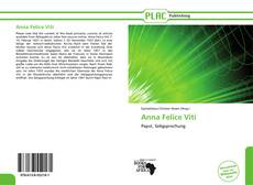 Buchcover von Anna Felice Viti