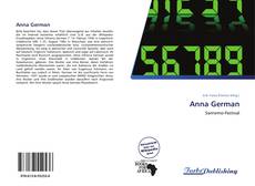 Capa do livro de Anna German 