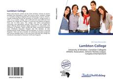 Capa do livro de Lambton College 