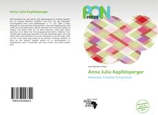 Capa do livro de Anna Julia Kapfelsperger 