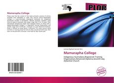 Bookcover of Mamarapha College