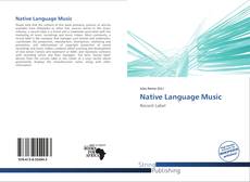 Bookcover of Native Language Music