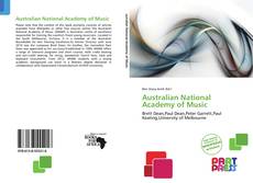 Copertina di Australian National Academy of Music