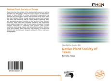 Capa do livro de Native Plant Society of Texas 