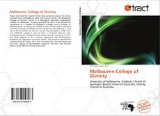 Bookcover of Melbourne College of Divinity