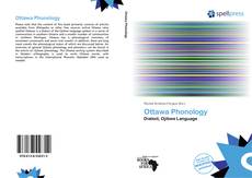 Buchcover von Ottawa Phonology