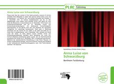 Capa do livro de Anna Luise von Schwarzburg 