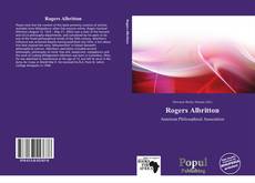 Portada del libro de Rogers Albritton