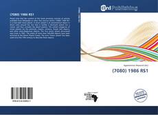 Bookcover of (7080) 1986 RS1