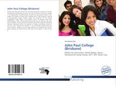 Bookcover of John Paul College (Brisbane)