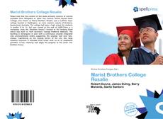 Portada del libro de Marist Brothers College Rosalie