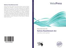 Copertina di Natives Resettlement Act