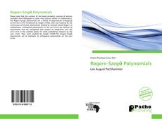 Capa do livro de Rogers–Szegő Polynomials 