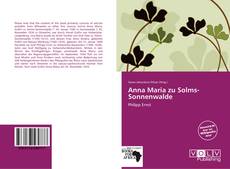 Portada del libro de Anna Maria zu Solms-Sonnenwalde