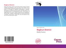 Portada del libro de Roghun District