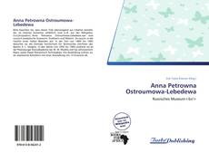 Copertina di Anna Petrowna Ostroumowa-Lebedewa