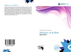 Bookcover of Seleuco, re di Siria