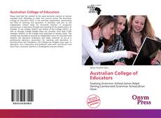 Portada del libro de Australian College of Educators