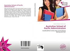 Bookcover of Australian School of Pacific Administration