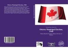 Couverture de Ottawa Municipal Election, 1940