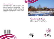 Capa do livro de Wiśniówek-Kolonia 