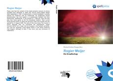 Portada del libro de Rogier Meijer