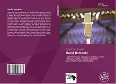 Bookcover of David Berthold