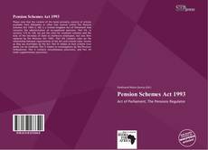 Bookcover of Pension Schemes Act 1993