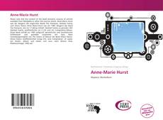 Capa do livro de Anne-Marie Hurst 