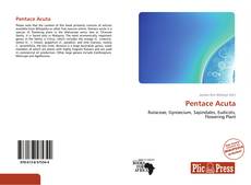 Couverture de Pentace Acuta