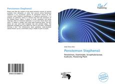 Capa do livro de Penstemon Stephensii 