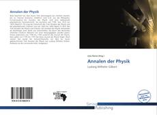 Couverture de Annalen der Physik