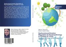 Capa do livro de Dysfunctional Emotion Regulation & Psychopathology in Children & Youth 