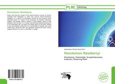 Capa do livro de Penstemon Newberryi 