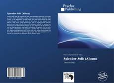 Splendor Solis (Album)的封面