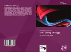 Bookcover of Self-Limiting (Biology)